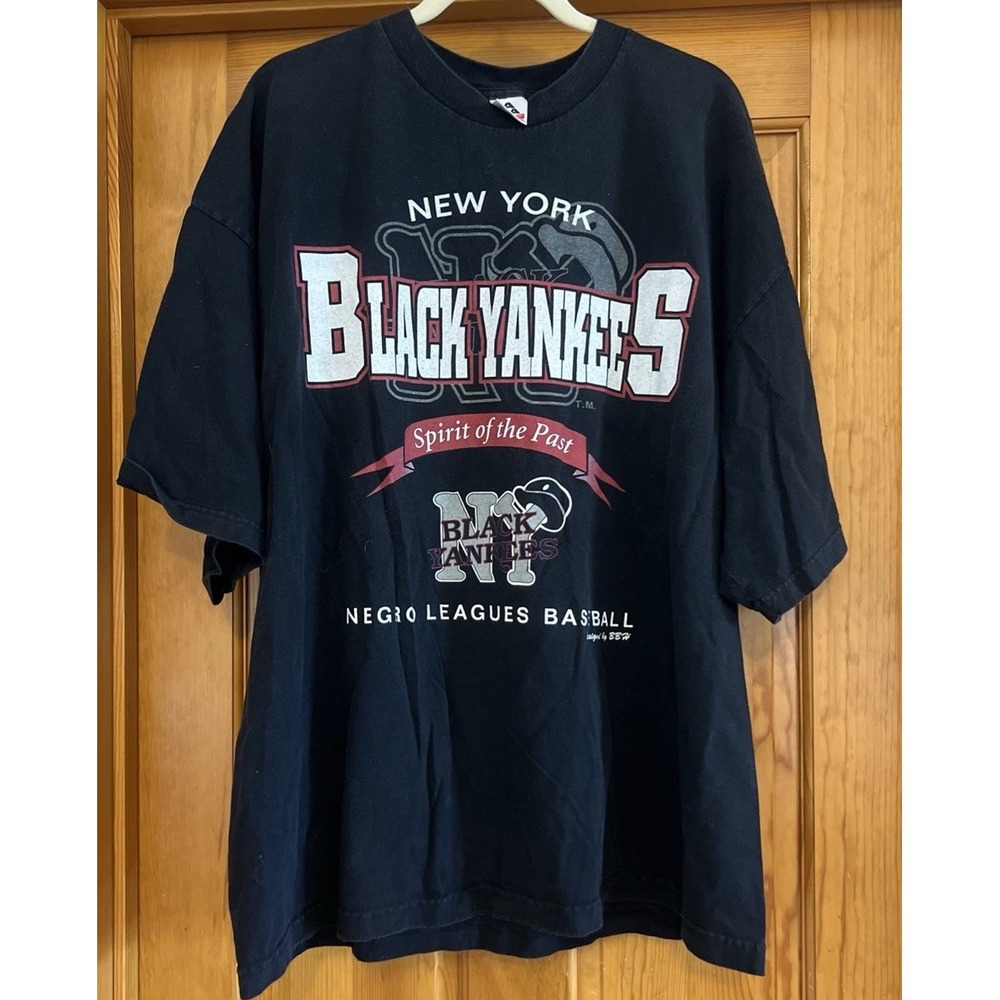 New York Black Yankees Spirit of The Past Negro Leagues Baseball Black 3XL Shirt